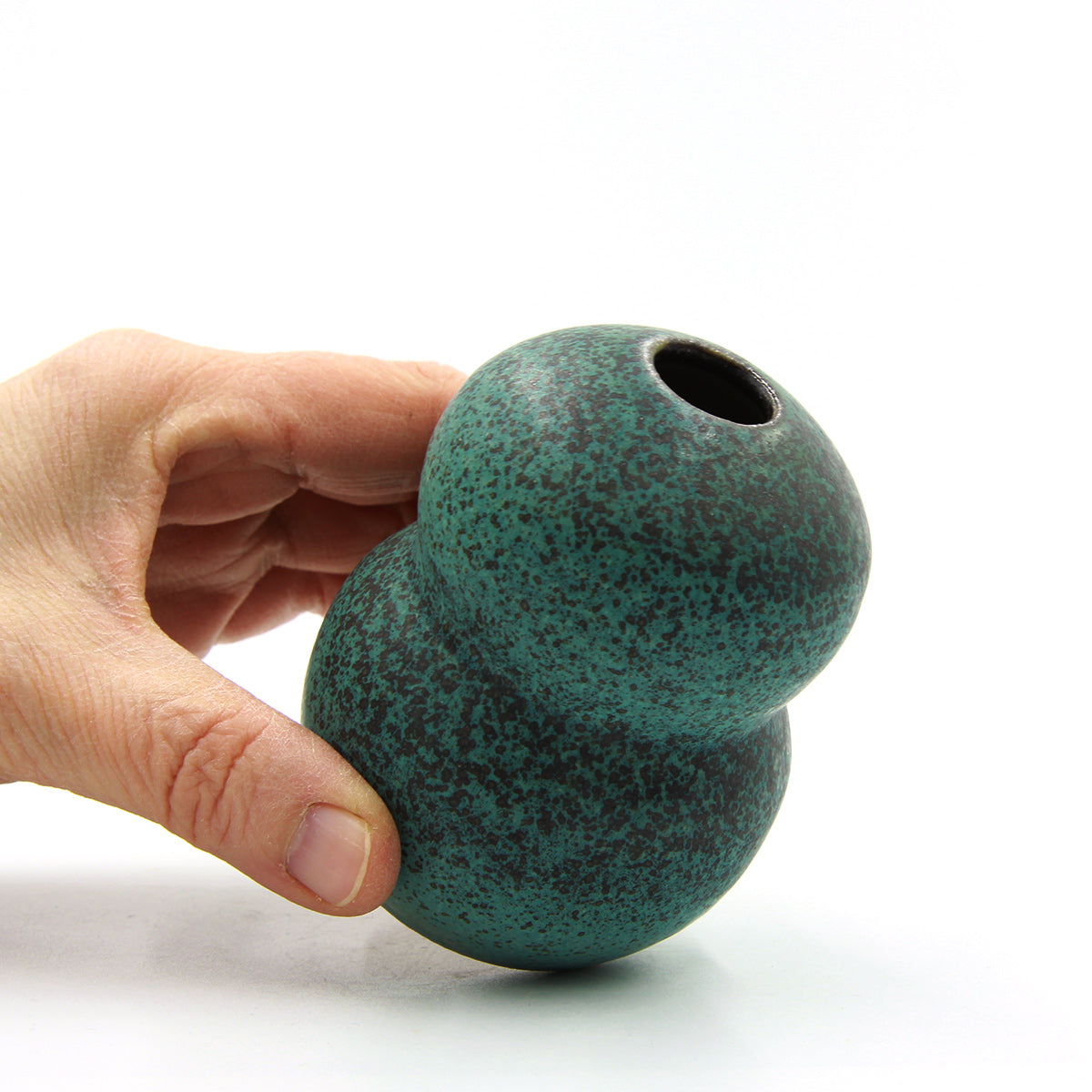 Dark Rim vase #1091