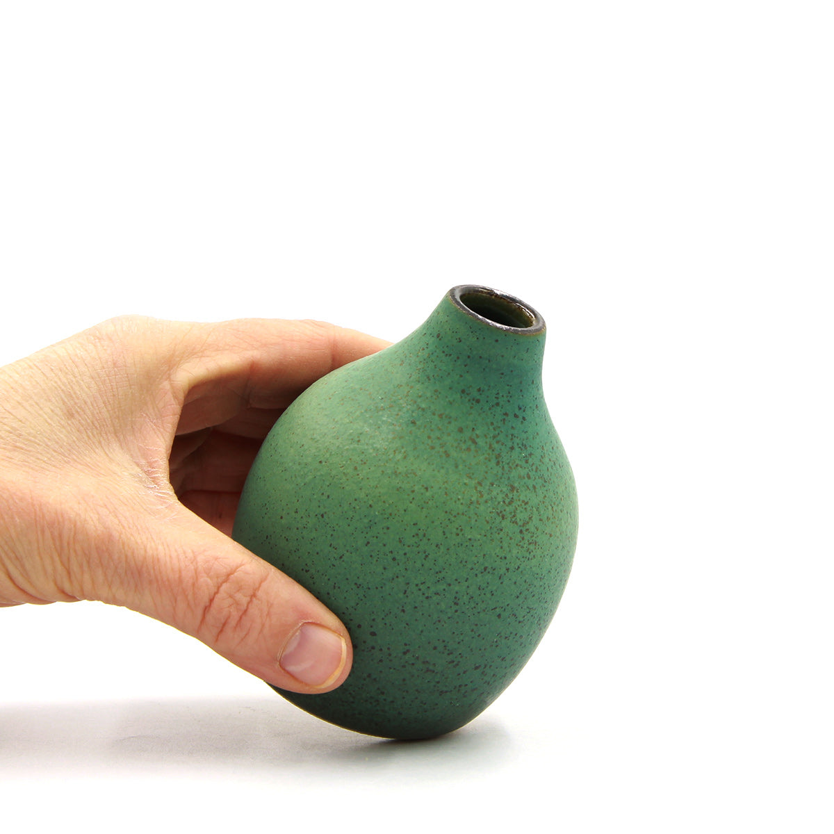 Dark Rim vase #1113