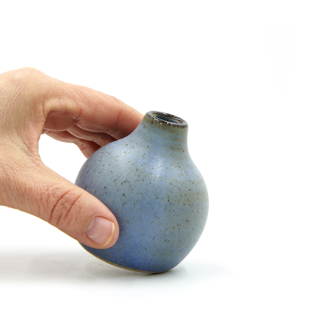 Dark Rim vase #1125