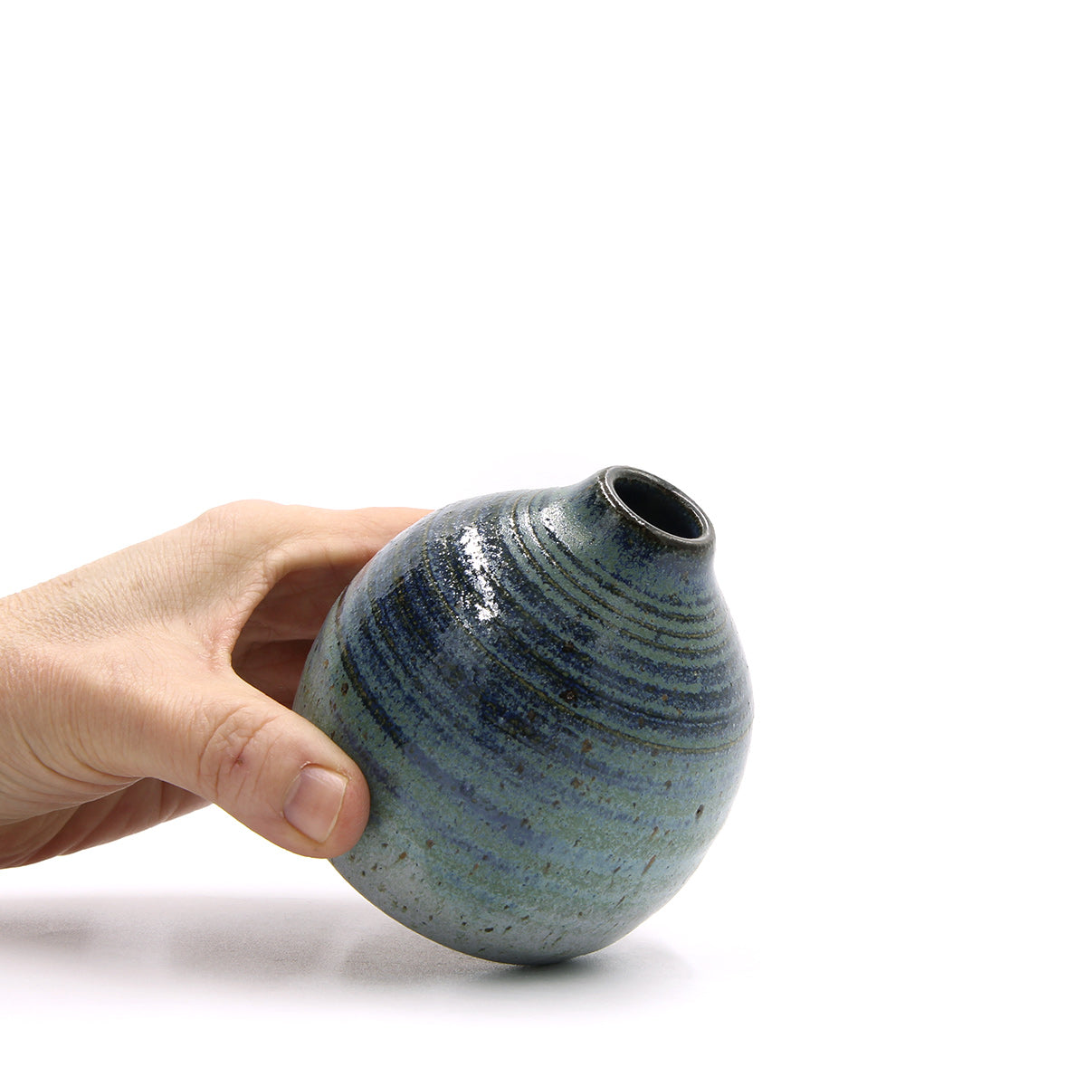 Dark Rim vase #827
