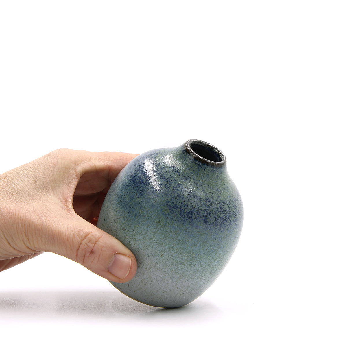Dark Rim vase #841