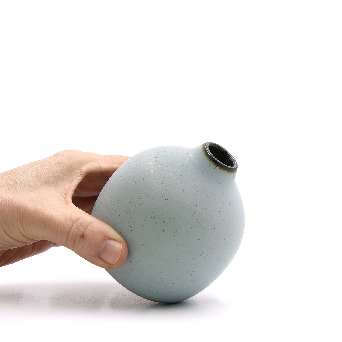 Dark Rim vase #855