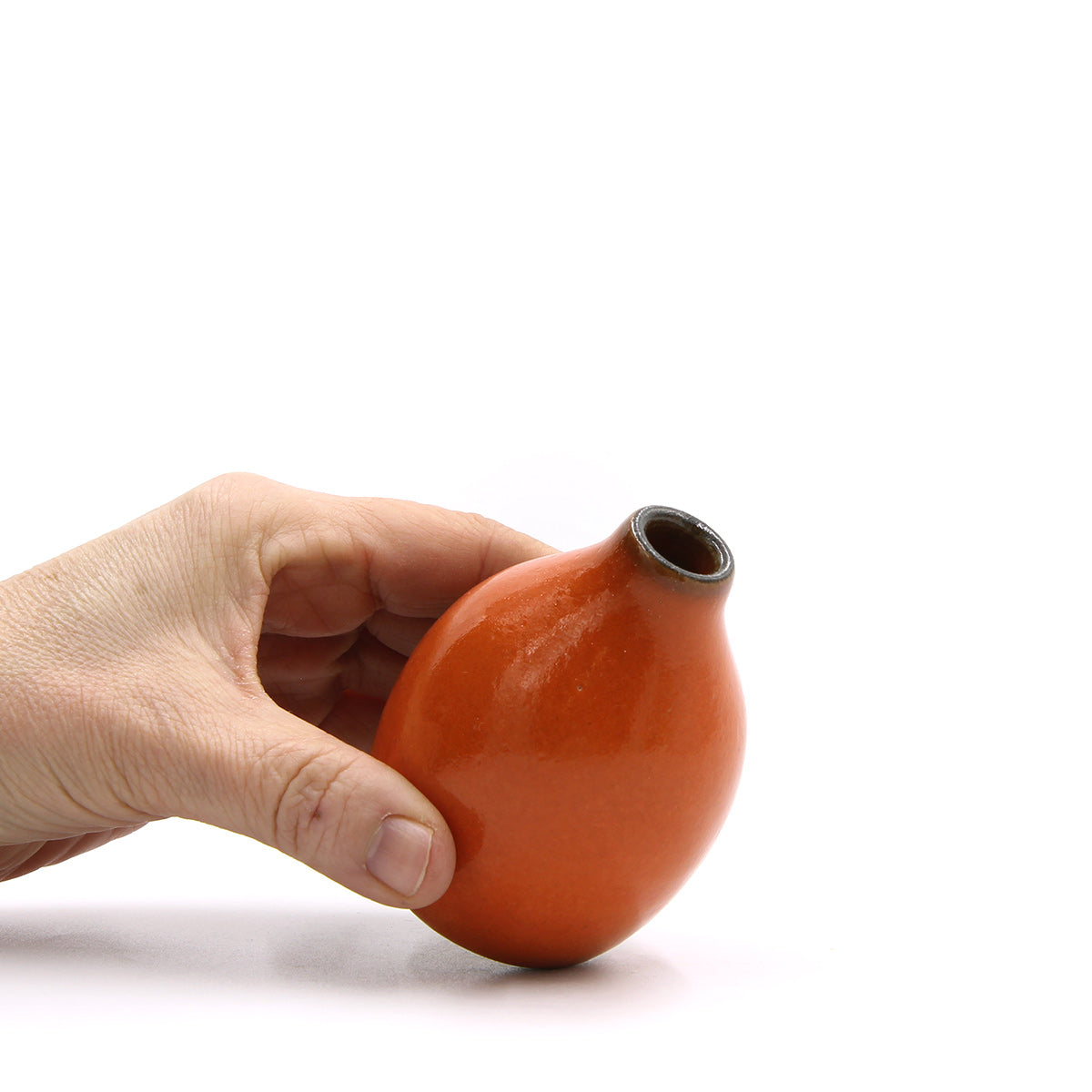 Dark Rim vase #871