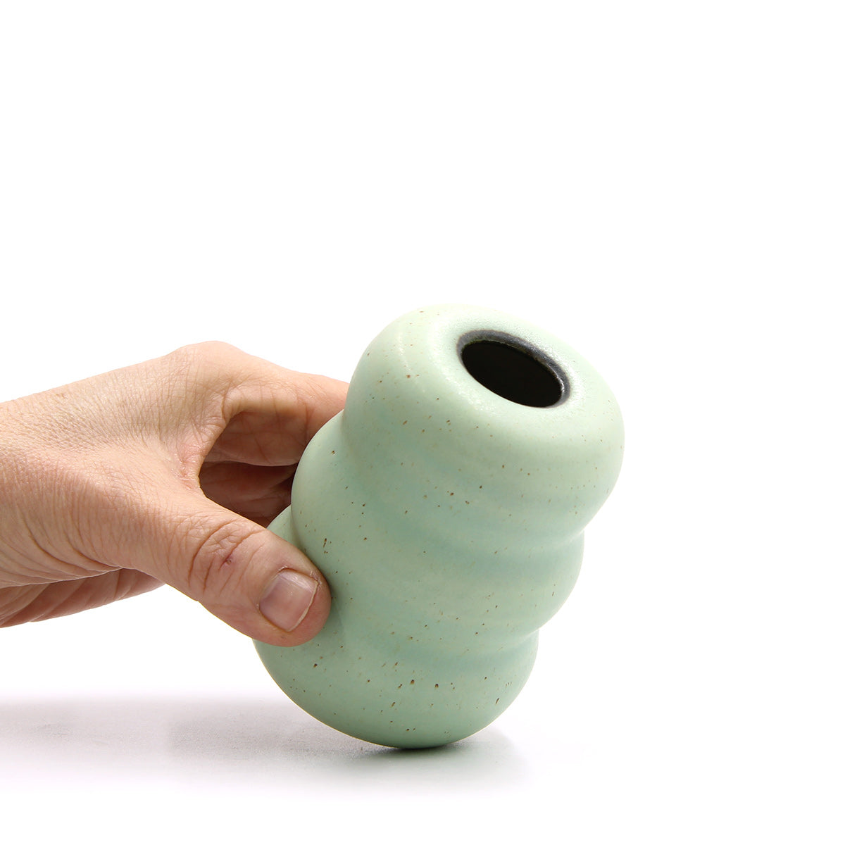 Dark Rim vase #878