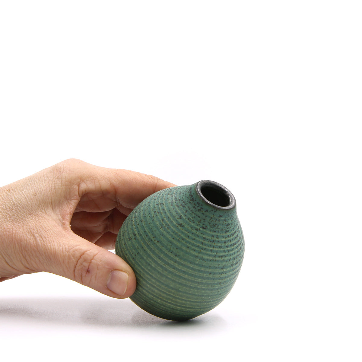 Dark Rim vase #882