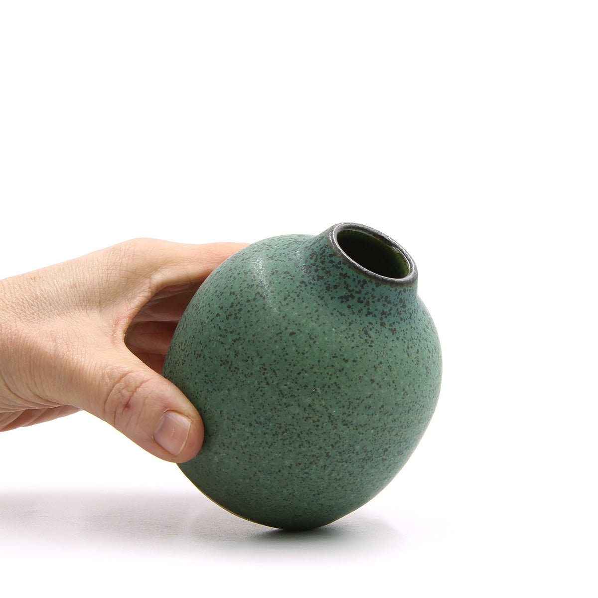 Dark Rim vase #895