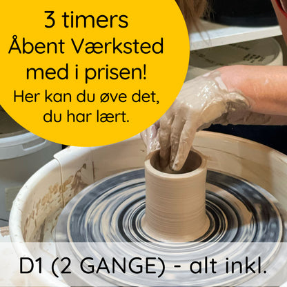 Drejekursus D1 (2 gange) – alt inkl.