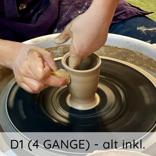 Drejekursus D1 (4 gange) – alt inkl.