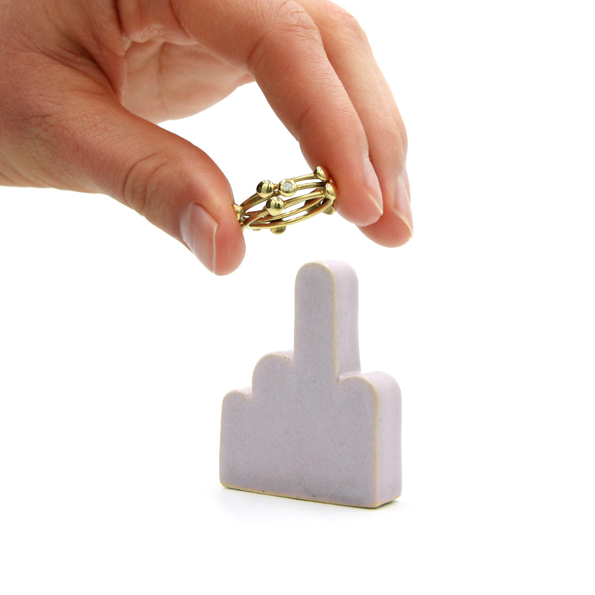 Digit Ringholder - Middle - Gum