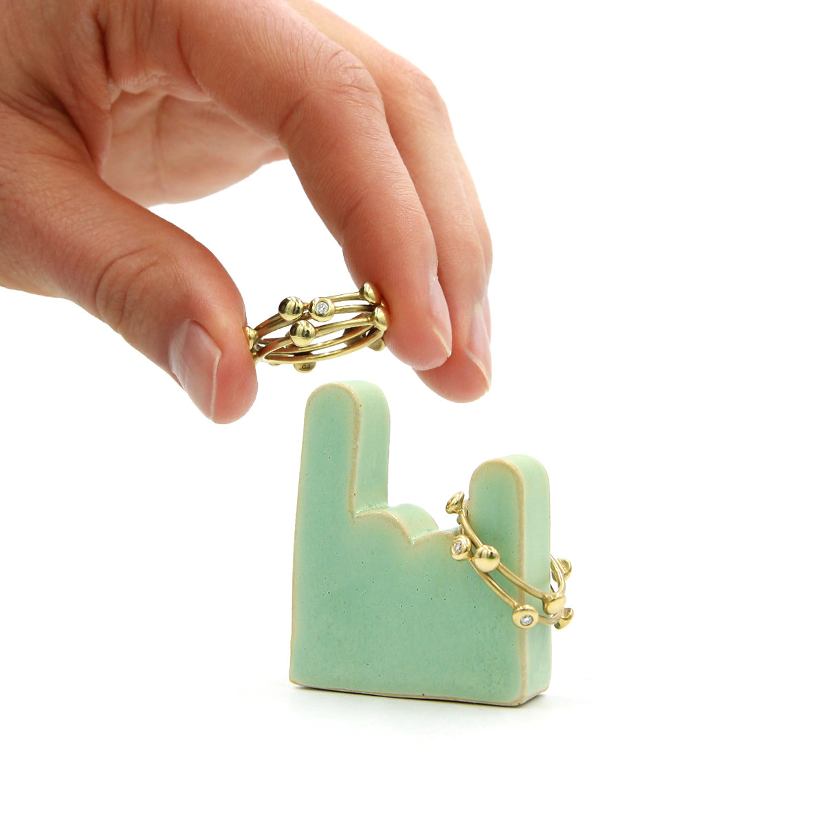 Digit Ringholder - Rock On - Mint